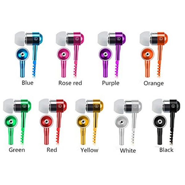 zipper Customized Promotional Gifts , LED Light Up Headphones Customize Color