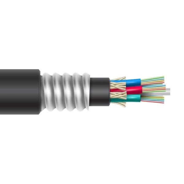 Preço de fábrica Amostra gratuita GYTA53 48 núcleo cabo óptico de bainha dupla de enterro direto preço de cabo de fibra óptica