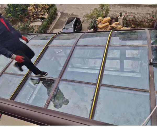 Электрическая сдвижная крыша, навес с резьбой, сдвижная крыша, алюминиевые наружные роликовые жалюзи