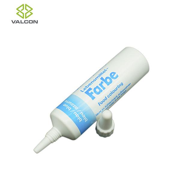 Plastic Nozzle Tube Food Packaging Customized Logo For Food Colouring