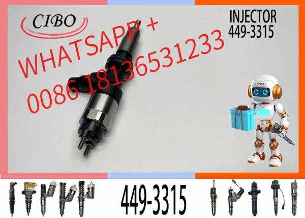Injetor de combustível genuíno do injetor 0445120400 comuns originais do trilho 449-3315 para  E320DGC C4.4