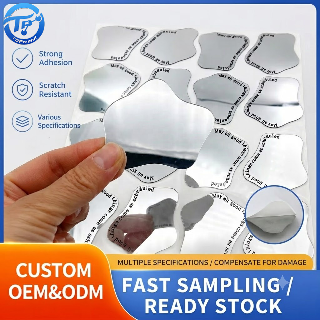 2mm Hard-Coated Anti-Scratch Acrylic Mirror Sheet Custom Cut PMMA for Cosmetic Vanity Mirror Kids Safety Mirror DIY Home Decor