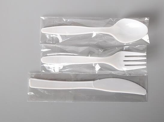 Наборы столового прибора устранимой пластиковой вилки именниного пирога вилки плода ложки вилки ножа пластиковые