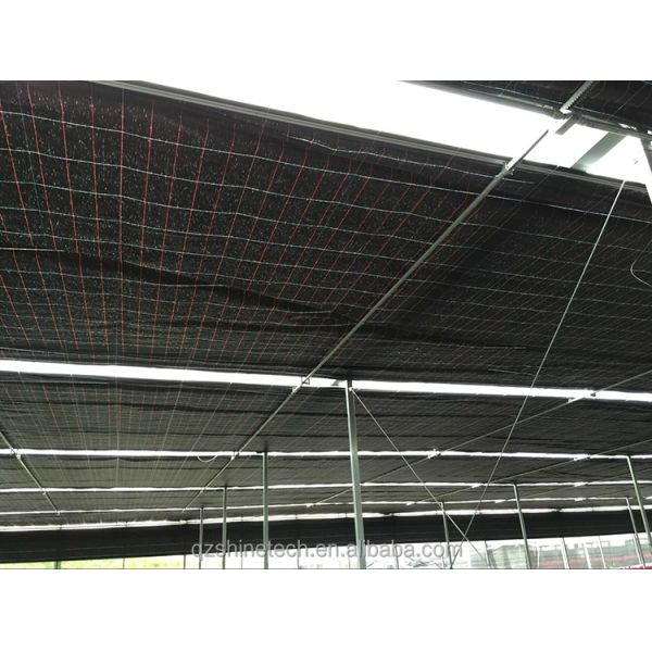 Large Film Greenhouse Farming Fully Automated Light Deprivation System For Agriculture