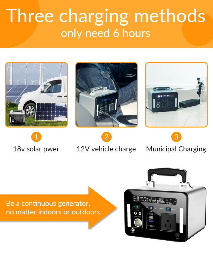 электростанция 33.8Ah 220V 500Wh портативная перезаряжаемые