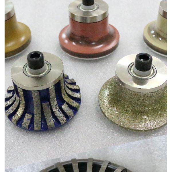 Металлические связи алмазные ручные маршрутизаторы для формирования гранита и мрамора толщина камня 20-40 мм