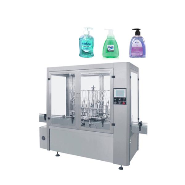 Automatic Pneumatic Liquid Soap Filling Machine 1000-1500 Bottles / Hour Output
