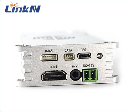 Mini Size  UAV Data Link COFDM 1080p AES256 Low Latency 300-2700MHz
