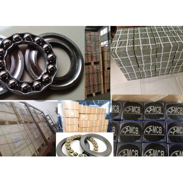 Stainless Steel Thrust Ball Bearings High Strength Open Seal 52317
