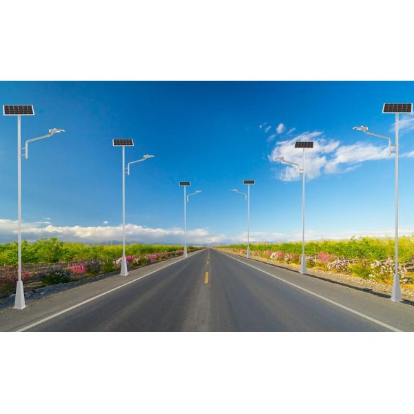 170lm/w Outdoor Solar Street Lamps , Solar Powered Led Lights IP65 Waterproof
