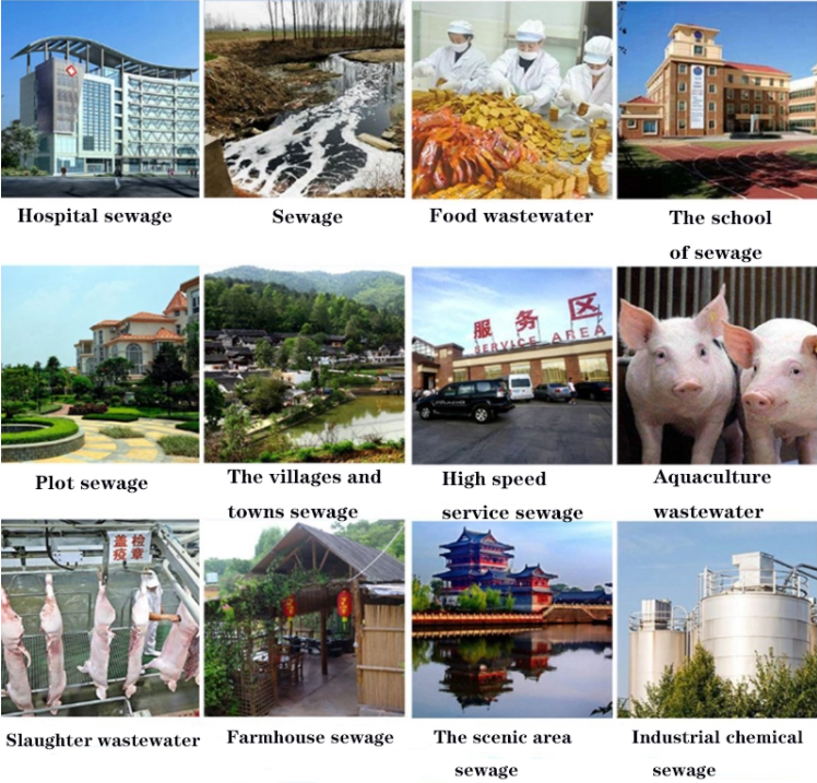 Water Treatment Plant For Apartments Hotel Integrated Sewage Treatment Equipment