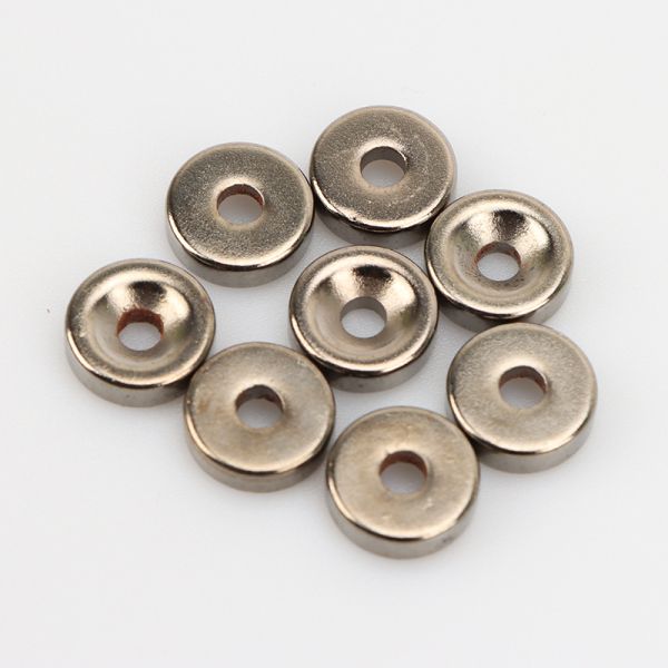Nickel Planting Round Neodymium Magnets Super Strong Magnet magnet with hole China magnet
