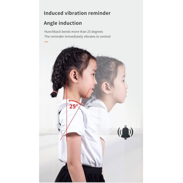 Smart sensor orthosis correction belt reminder of adult & child sitting posture hunchback Back smart posture corrector