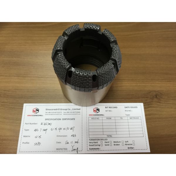 Высокая износостойкость сверло-коронки диаманта сверло-коронок естественной поверхности диаманта установленная