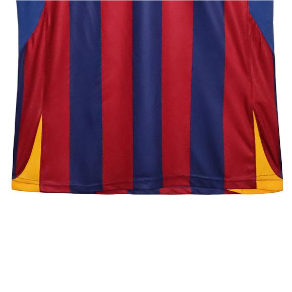 Barcelona 2005-2006 Season No. 10 Home Retro Jersey Supports Group Customization