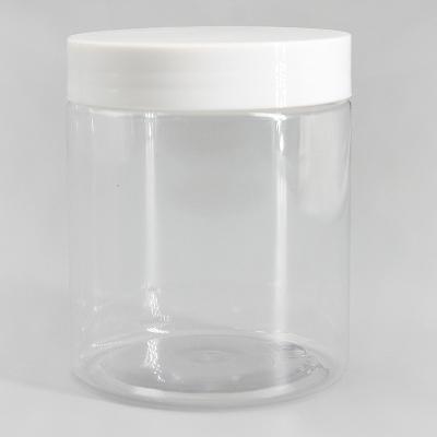 Recipientes 250ml cosméticos vazios transparentes do armazenamento 83mm dos petiscos
