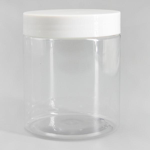 Recipientes 250ml cosméticos vazios transparentes do armazenamento 83mm dos petiscos