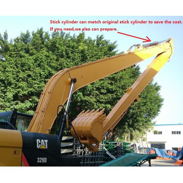 Balanced Long Reach Excavator Booms Q345B Q690D Material Size Customized