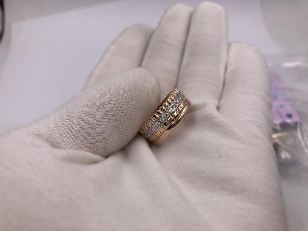 diamonds ring  18kt gold   with yellow gold or white gold