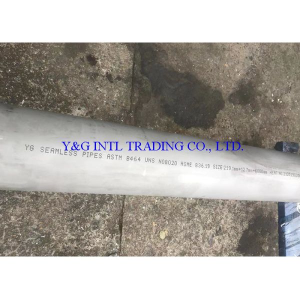 20mm Uns N08020 Nickel Alloy Tube Seamless Pipe