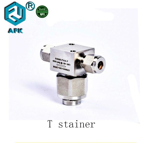 Tee Type Air Compressor Check Valve 6000Psi High Pressure 2μm~40μm