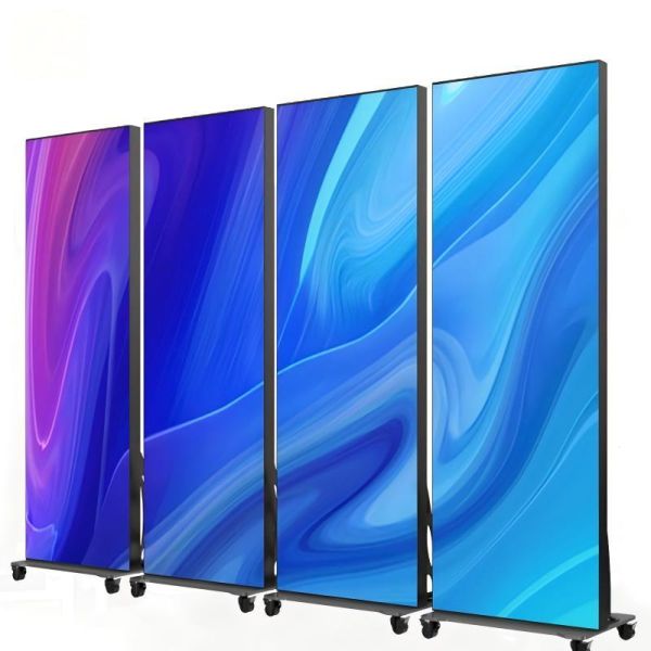 Indoor LED Poster Display P1.86 640x1920mm Digital Advertising LED Screen for shopping mall
