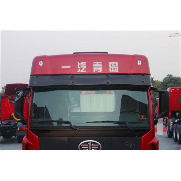 Red J5P Dump Truck Dumper 6*2 / Heavy Duty Truck FAW JIEFANG Right Drive
