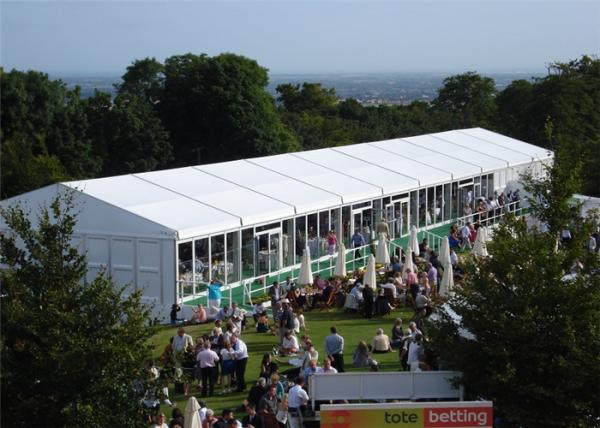 Movable Logistics Commercial Clear Tents For Weddings Customized Aluminum Alloy