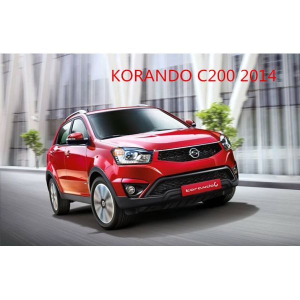 Защита передних автомобильных бамперов ABS для SSANGYONG KORANDO C200 2014