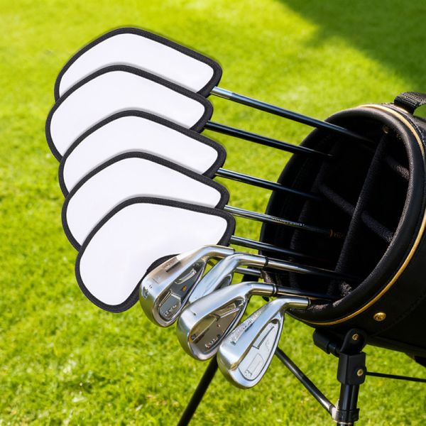 Customizable PU Leather Anti-Scratch Golf Club Covers Sublimation Blank Golf Wedge Iron Head Cover