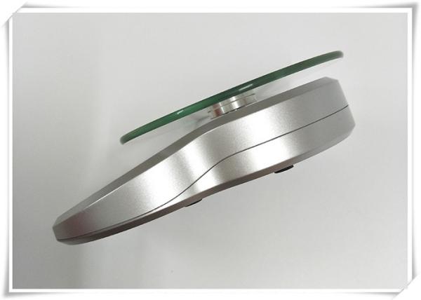 Timer Function Kitchen Weight Scale , Tempered Glass Platform Portable Food Scale