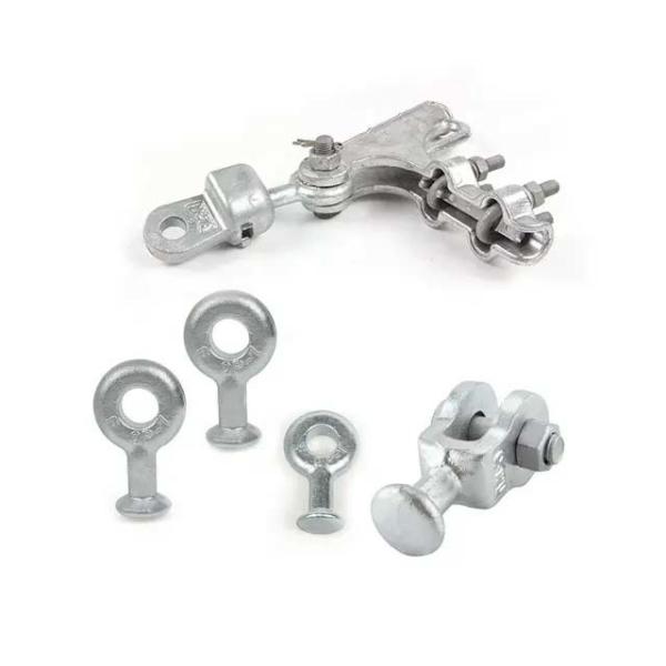 Pole Line Hardware Electric Power Fittings Forged Steel Socket Ball Eye