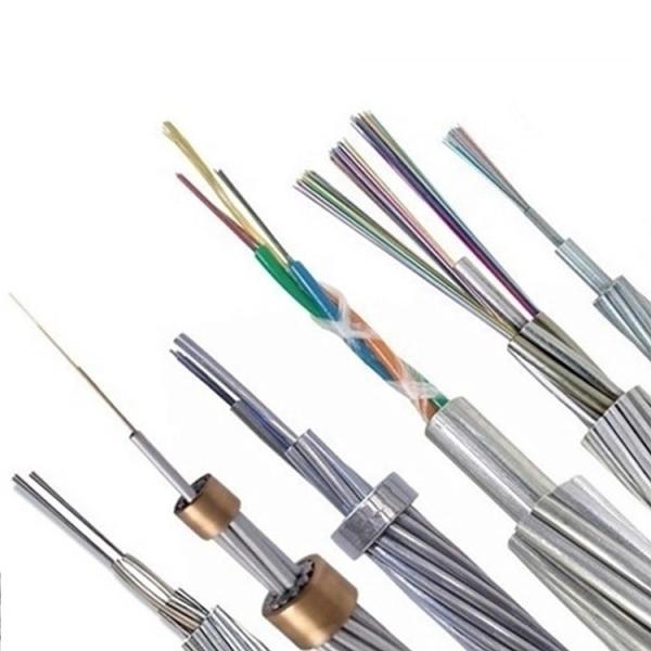 Do cabo de fibra ótica aéreo exterior completo do núcleo do formulário 72 de OPGW grande diâmetro, grande capacidade da fibra