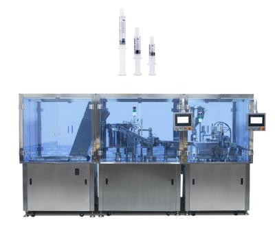 Seringa preenchida de obstrução vacinal de vidro pre esterilizada automática do gel da máquina de enchimento