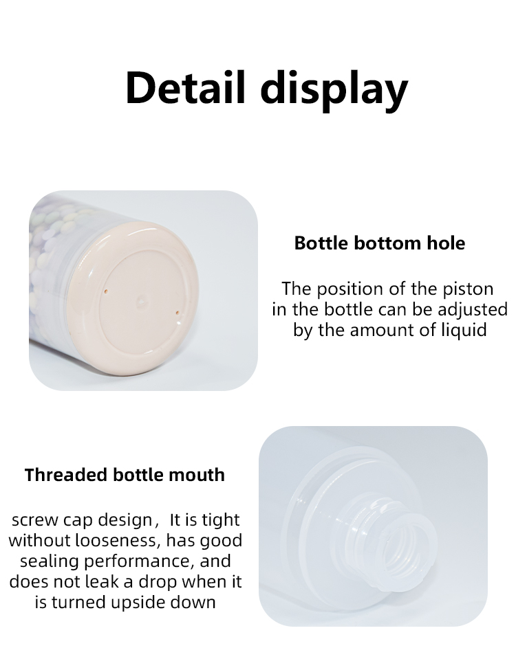 30 мл PET безвоздушный лосьон бутылка для ухода за кожей упаковка лосьон Эссенция солнцезащитный крем бутылка UKA81