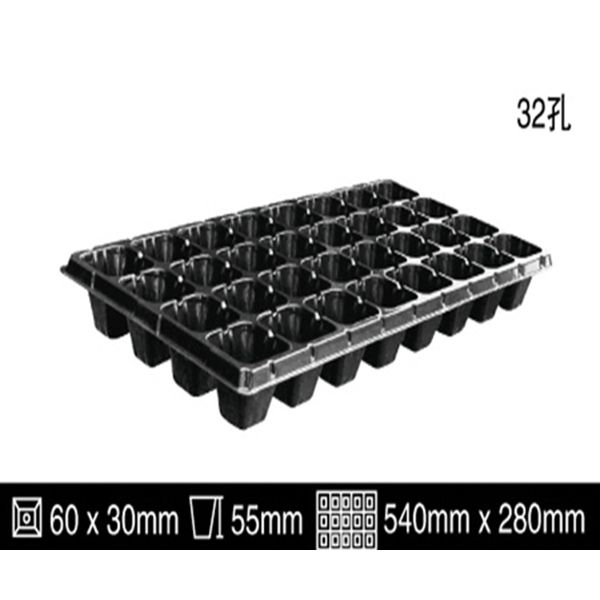 200-cell Plastic Seedling Tray - 2mm Thick and Aging Resistant for Durable Plant Growth