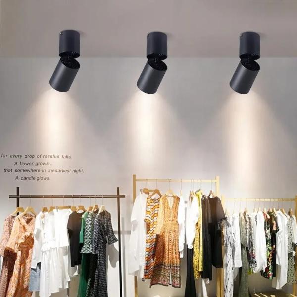 10W Surface Mounted Spotlight Foldable COB Surface Led Track Lighting