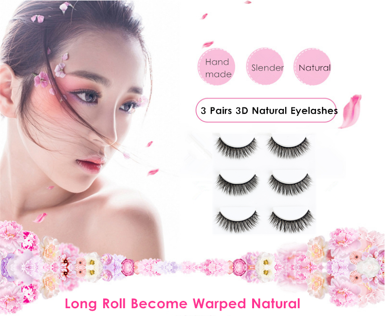 Фасонируйте ресницам макияжа глаза ручной работы 3Д для обслуживания ОДМ ОЭМ партии