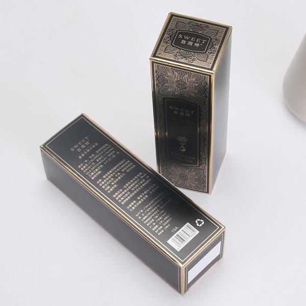 Caixa de embalagem de presente em papel de design retro Para óleo de essência cosméticos de beleza por atacado