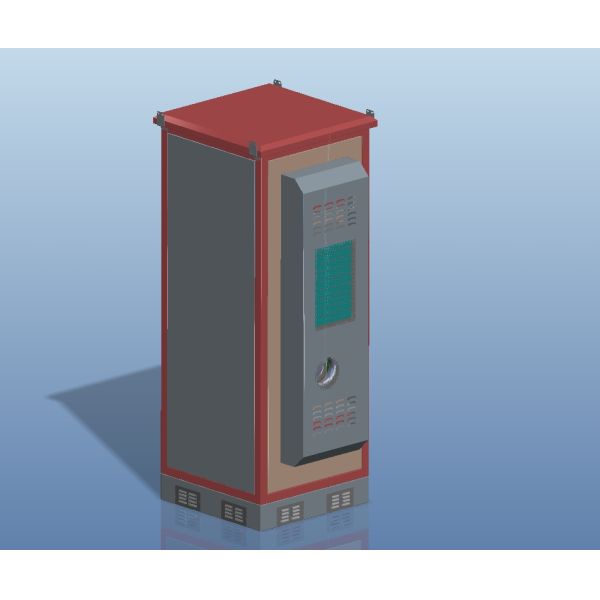 Шкаф шкафа связи 19 дюймов на открытом воздухе, на открытом воздухе шкаф электроники IP55