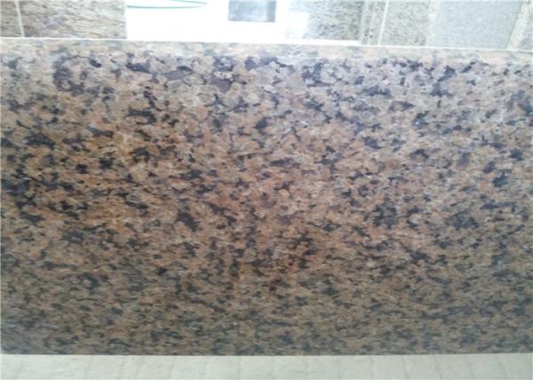 Sink Hole Cutout Prefab Bathroom Vanity Tops Tropical Brown Granite