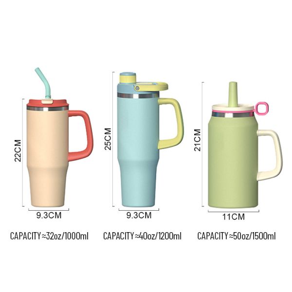 Venta al por mayor de botellas aisladas de acero inoxidable de 32 onzas, sin BPA, resistentes a la industria.
