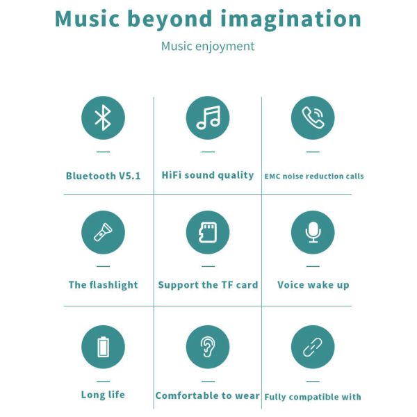 Neckband Bluetooth Earphones Magnetic Absorption Design 600 MAh HiFi Sound