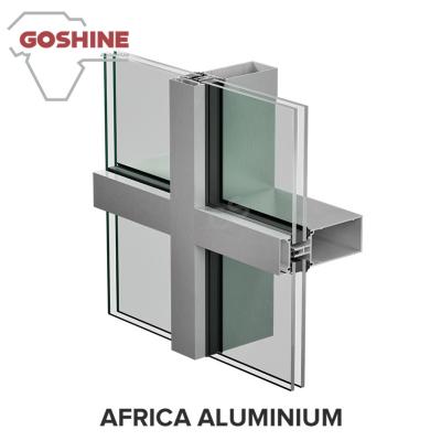 Sun Frame aluminum extrusion curtain wall profile for Israel market