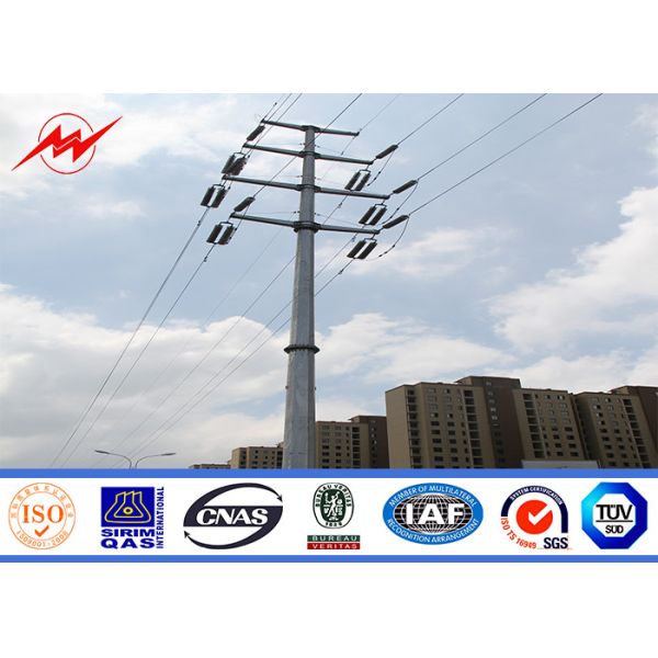 Commercial Steel Utility Pole Transmission Project Electrical Utility Poles