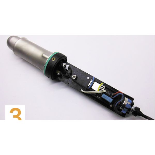 Split-type hot air plastic welding gun, 1600W hot air gun for PP/PE pearl wool weld