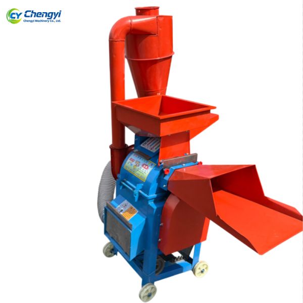 Carbon Steel Chaff cutter with grinder Powerful Forage Grinder Shredder Feed Processing