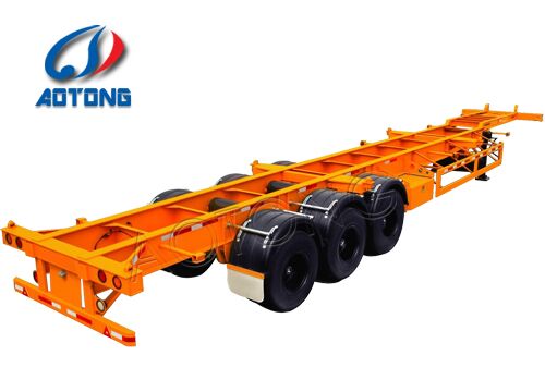 Профессиональный оптовый 3 оси 40ft контейнерный трейлер в Индии и Малайзии