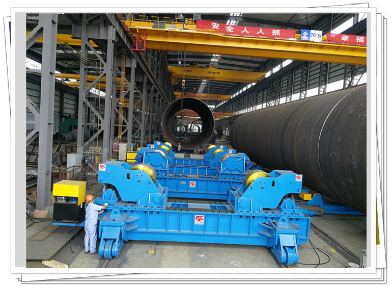 растя сваривая линия изготовления учреждения Monopile вращателя 1200t