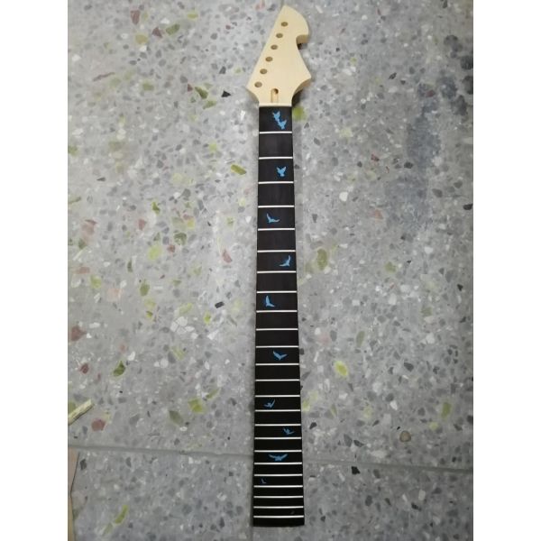 Custom Grand Paddle Guitar Headstock Unfinished Roasted Maple ST Guitar Neck Electric Acoustic Guitar Accept Kinds OEM